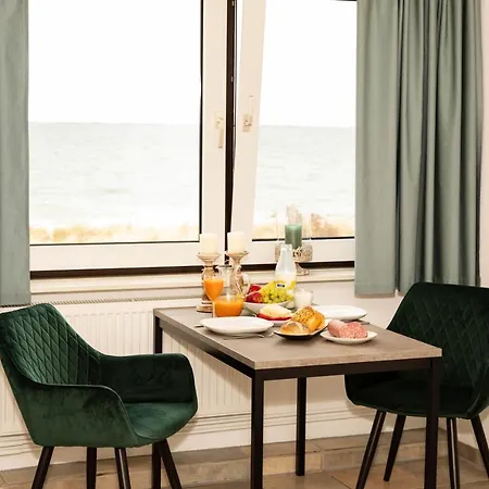 Direkt am Strand mit Meerblick perfekt für 2 Personen Heiligenhafen Exterior foto